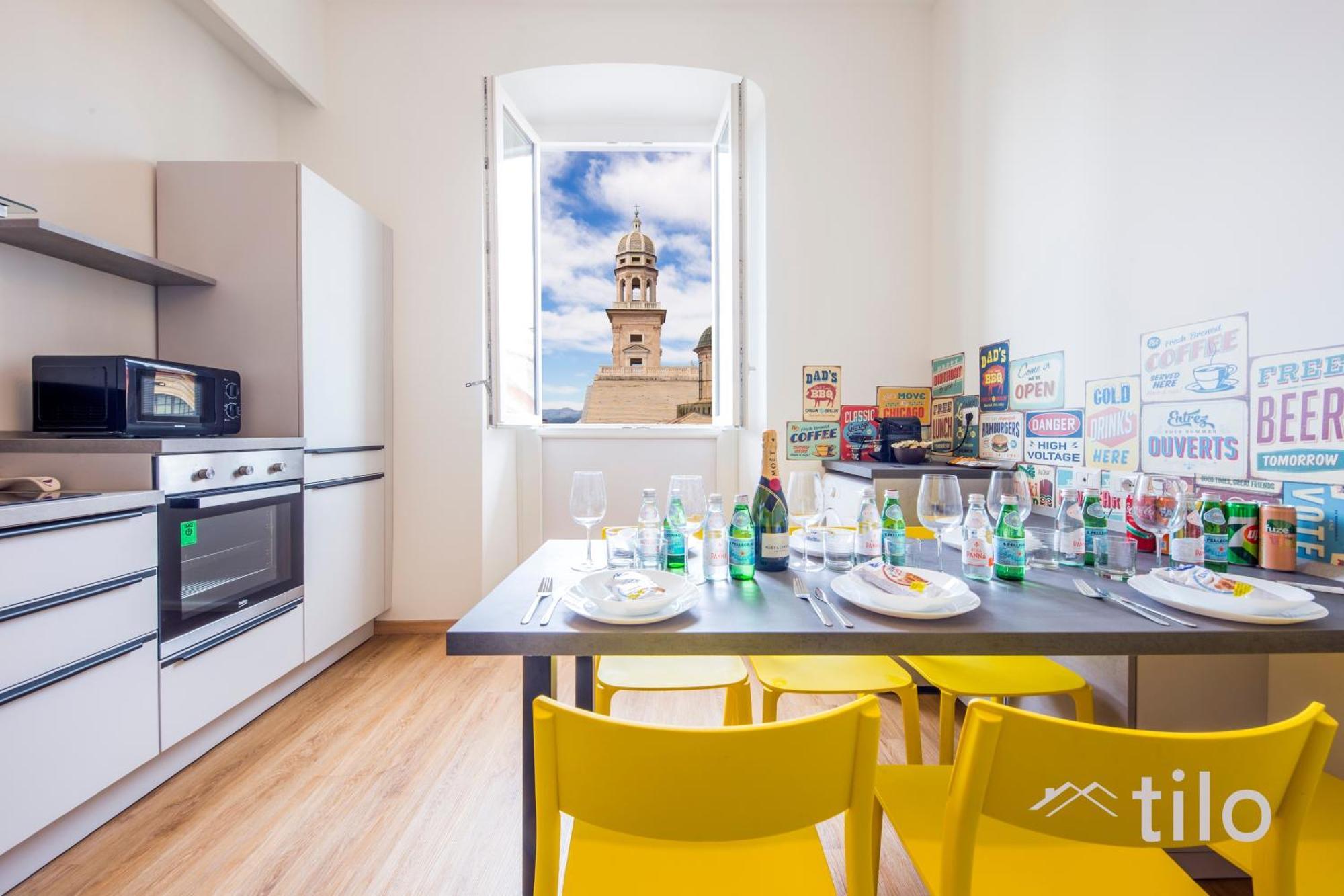 ג'נובה City Center, 2Br, Free Wifi & Netflix By Tilo מראה חיצוני תמונה